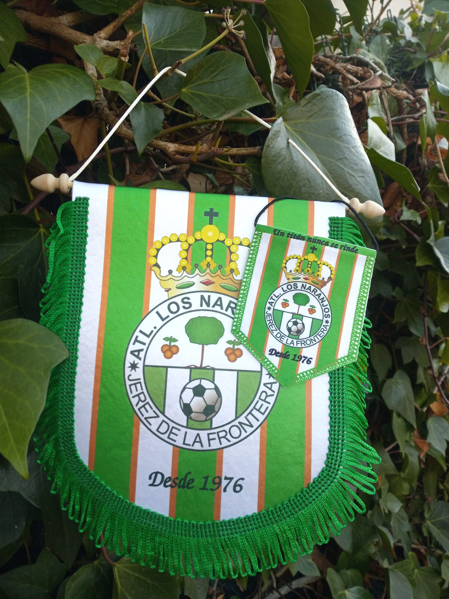 BANDERIN CHICO PERSONALIZADO LOS NARANJOS